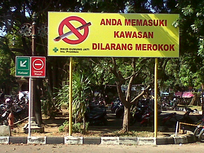 Dilarang, Rumah Sakit Gunung Jati Belum Bebas Asap Rokok