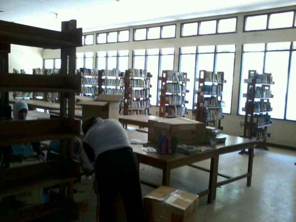 Perpustakaan 400 dalam Renovasi, Buku-buku Disortir