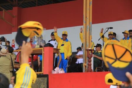 Walikota Berpartisipasi Pada Kegiatan Porpemda 2013 di Kab Cianjur