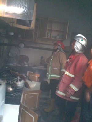 Dapur Kantor Jasa Raharja Dilalap Api