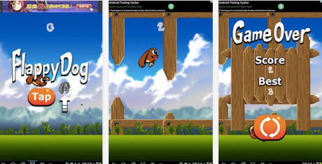Kini Ada Anjing Terbang ala Flappy Bird