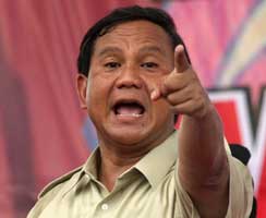 Prabowo: Mereka Ingin Indonesia Dipimpin Boneka