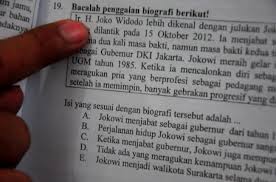 Ada Lagi Nama Jokowi di Soal UN, Irjen Salahkan BSNP