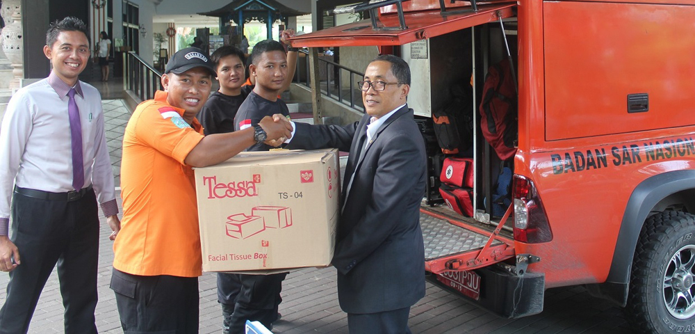 Hotel Santika Bantu Korban Bencana Alam Banjarnegara