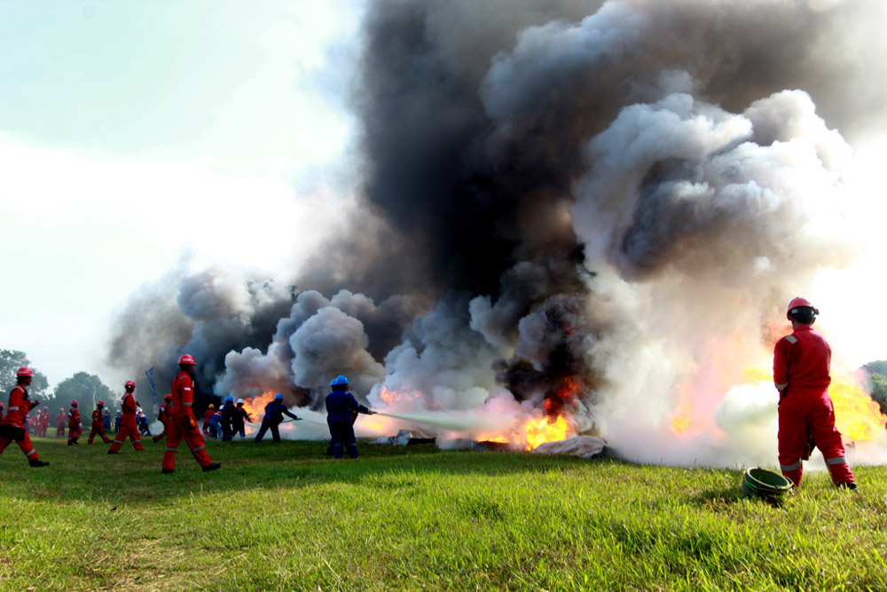 Kompleks Pertamina Bumi Patra Kebakaran