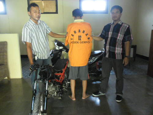 Curi Motor di Cirebon, Diciduk di Majalengka