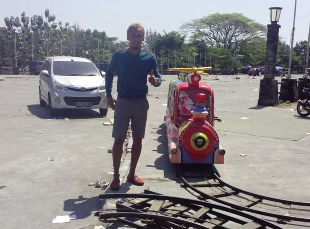 Eks Kiper Persija Jadi Tukang Odong-odong