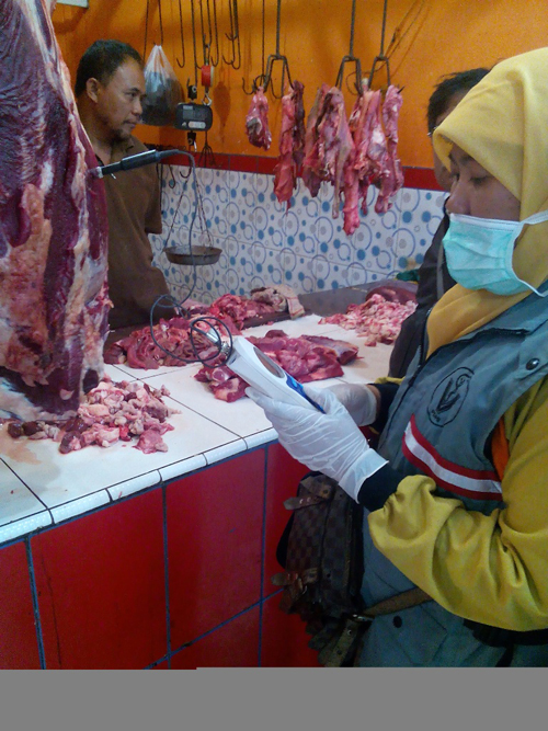 Daging yang Dijual di Pasar Aman