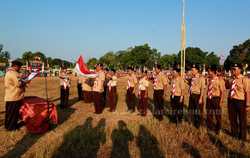 Kuwu di Balongan Ka Mabiran Pramuka