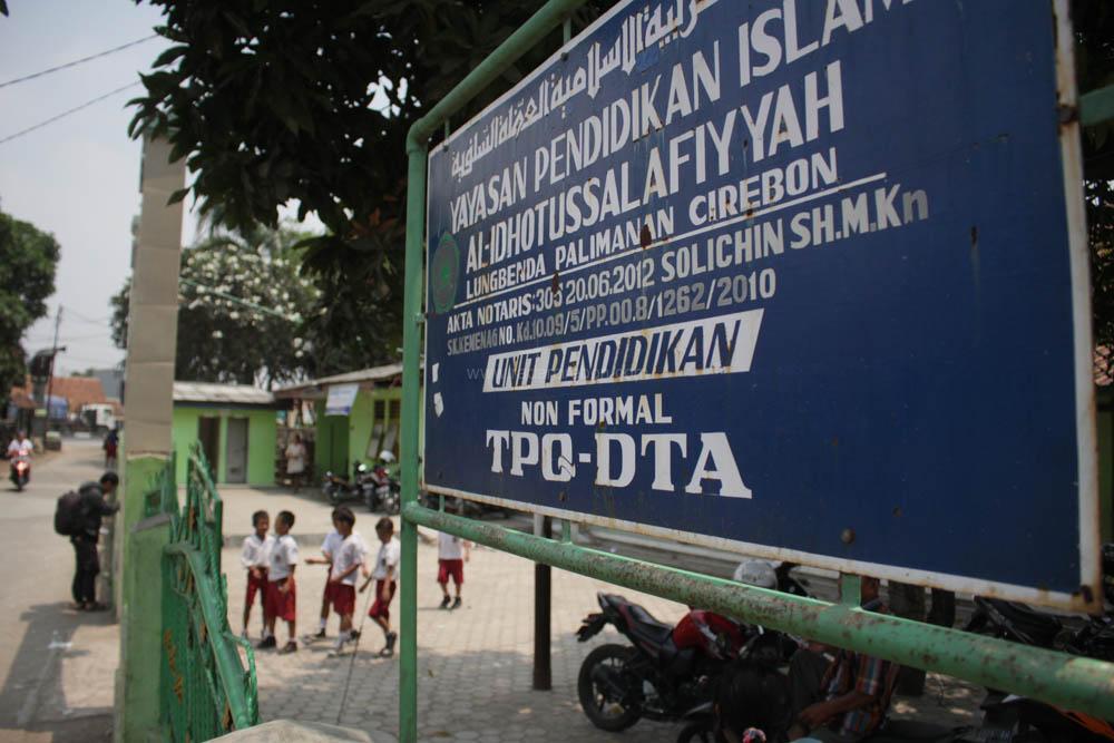 Siswa SDN 1 Lungbenda Ngontrak di Madrasah