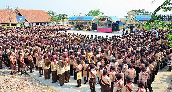 Pramuka Se-Jabar Kumpul di Kandanghaur