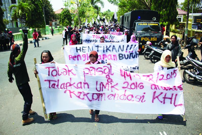 Ratusan Buruh Minta Keadilan Pengupahan