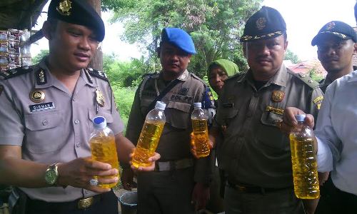 Polisi dan Pol PP Kota Cirebon Gencar Razia Miras