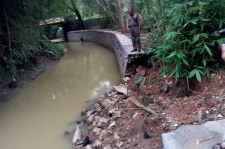 Senderan Sungai Gintung Tengah Ini Cuma Berumur 2 Minggu