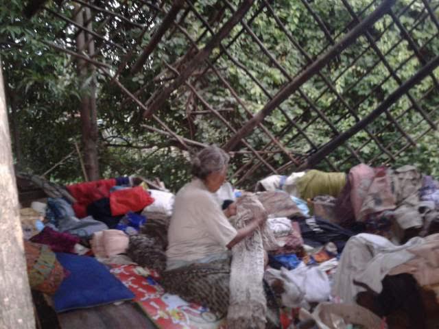 Karena Hujan dan Angin Kencang, Ibu dan Anaknya Kini Tinggal di Gubuk Derita