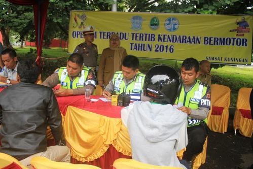 65.000 Kendaraan di Kuningan Tidak Daftar Ulang