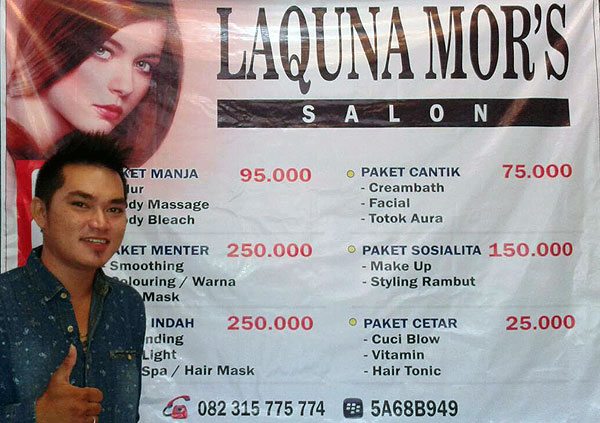 Laquna Mor’s Salon, Sedia Berbagai Paket Kecantikan