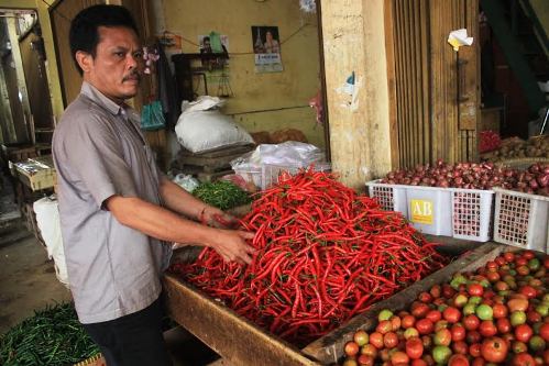 Pagi Ini Harga Cabe di Kuningan “Diskon” 50 Persen