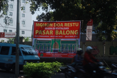 Investor Sudah Jual Kios Pasar Balong, Dewan Sewot