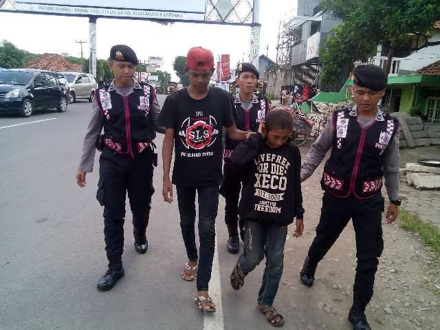 Masuk Libur Panjang, Polres Cirebon Razia Anak Jalanan