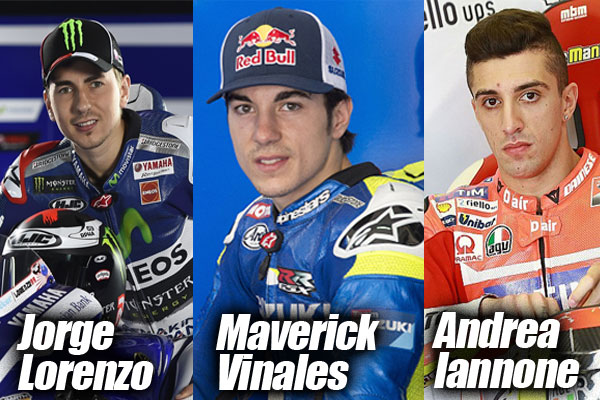 MotoGP, Lorenzo ke Ducati, Vinales ke Yamaha, Iannone ke Suzuki