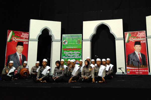 Keren! Polres Cirebon Bangga Jadi Kontestan Genjring Ramadan