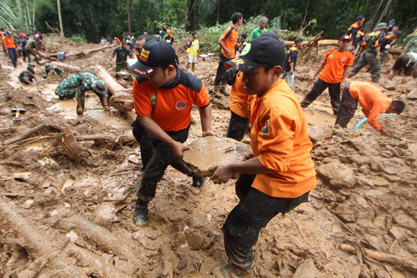 Banjir dan Longsor Jateng, 35 Orang Tewas, 25 Lainnya Hilang