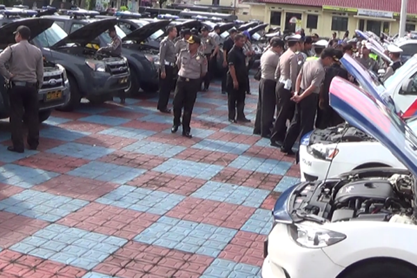 95 Mobil dan 95 Motor Polisi Majalengka Sudah Siap