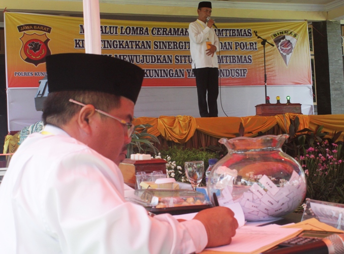 32 Dai Kamtibmas Lomba Ceramah di Polres Kuningan