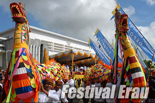 Festival Internasional Erau 2016 Dihelat di Kutai Kertanegara