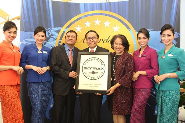 Garuda Raih World’s Best Cabin Crew dari Skytrax Ketiga Kalinya