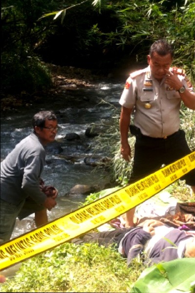 Jasad Warga Margajaya Ditemukan di Pinggir Sungai