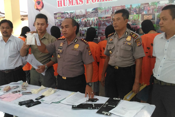 Dua Pekan, Polres Cirebon Ungkap 7 Kasus dan 8 Pelaku Narkoba