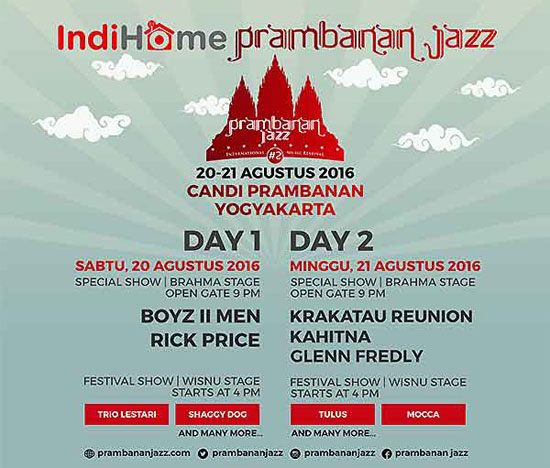 Rick Price Sensasi Baru di Indihome Prambanan Jazz 2016