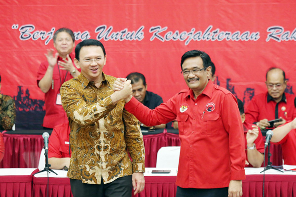 Risma Tetap di Surabaya, PDIP Pilih Ahok-Djarot