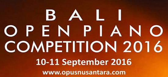 Berbaju Adat Bali, Hebohkan Pesona Bali Open Piano Competition 2016