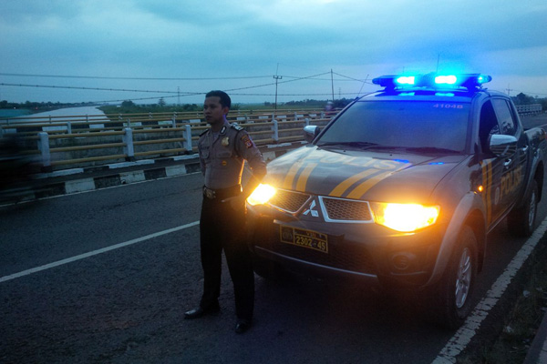 Polsek Kapetakan Rutin Patroli, Jalan Suranenggala-Panguragan Aman