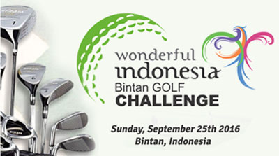 25 September, Wonderful Indonesia Bintan Golf Challenge 2016