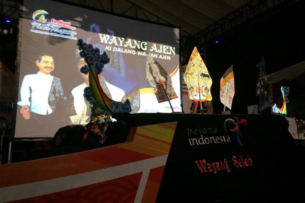 Wayang Ajen Serukan Go Digital di Festival Pasar Terapung 2016