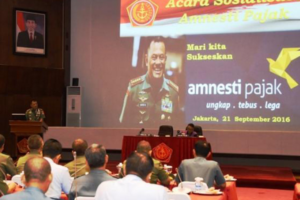 Anggota TNI pun Wajib Ikut Tax Amnesty