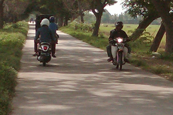 Jalan Tlakop Dibeton, Aktivitas Petani Widasari Lancar