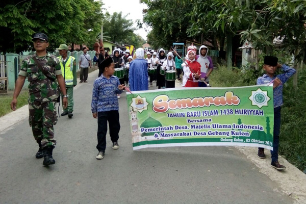 Sambut Tahun Baru Islam, Desa Gebang Kulon Pawai Taaruf