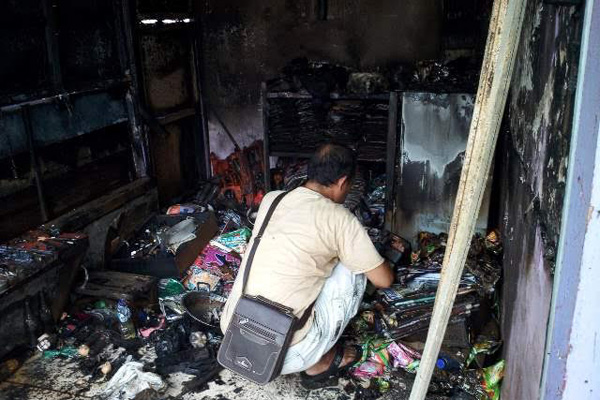 Kios Buku di Gang Syekh Magelung Terbakar