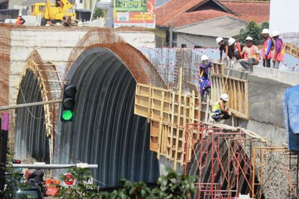 Flyover Antapani 70 Persen Rampung