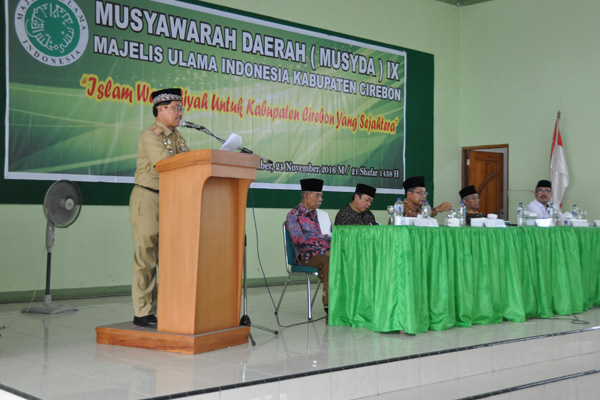 KH Badrudin Yusuf Terpilih Lagi Jadi Ketua MUI Kabupaten Cirebon