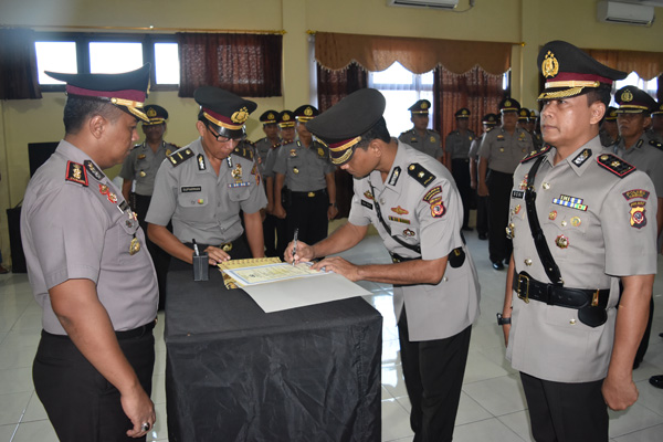 Rotasi Perwira Besar-besaran di Lingkungan Polres Cirebon