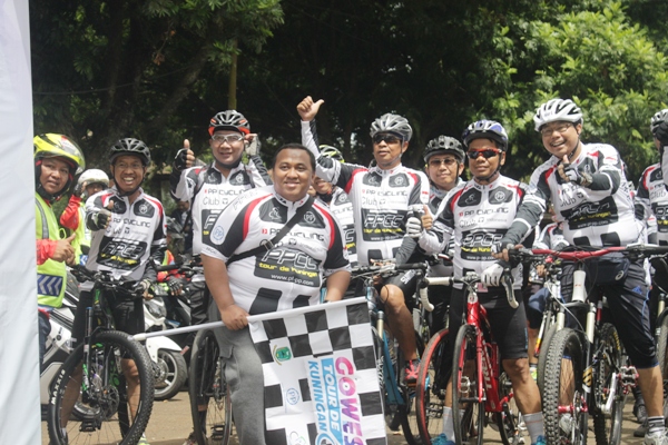 Gowes Tour de Kuningan, Direksi BUMN Bersepeda Ria di Kuningan