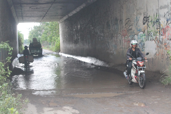 Terowongan Tol di Serang-Cibogo Tergenang Air
