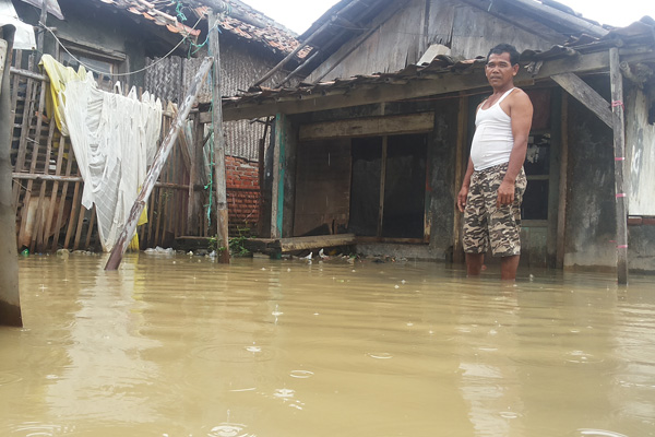 Ribuan Rumah di Eretan Wetan Langganan Banjir