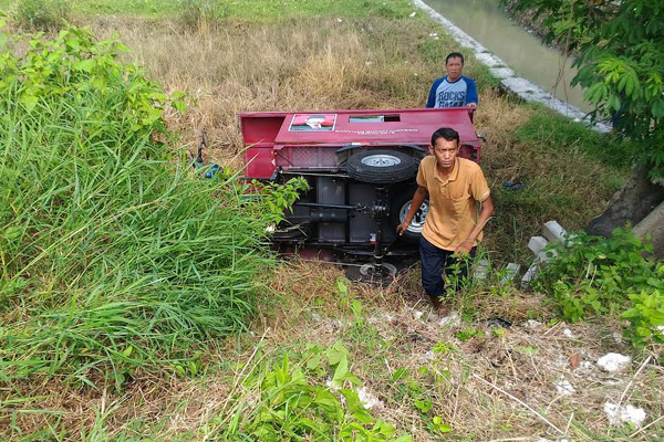 Kejadian Maning, “Motor Pak Sunjaya” Nyelonong ke Sawah